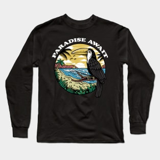 Paradise Await Long Sleeve T-Shirt